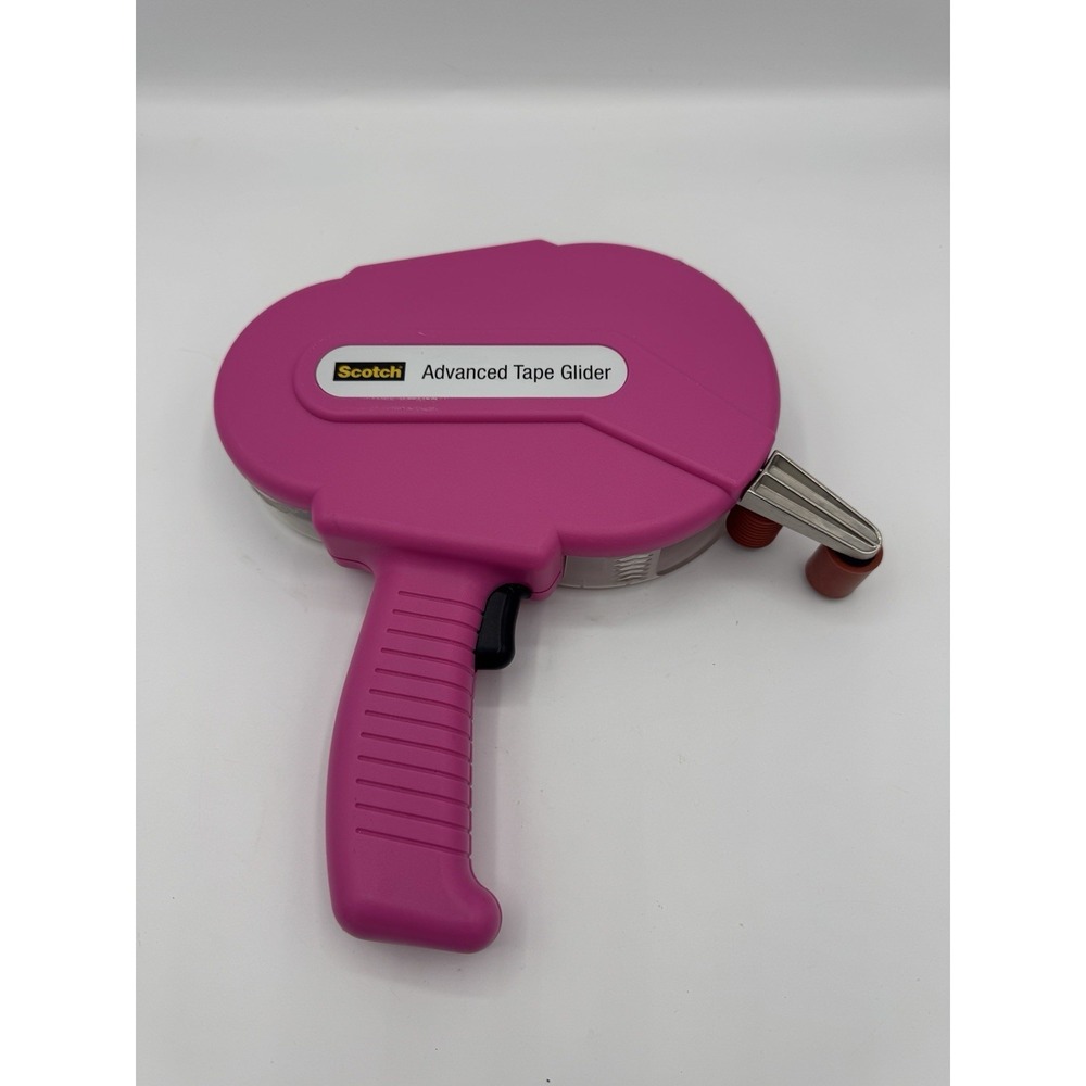 Scotch Advanced Tape Glider Dispenser Type 20900 Pink Used